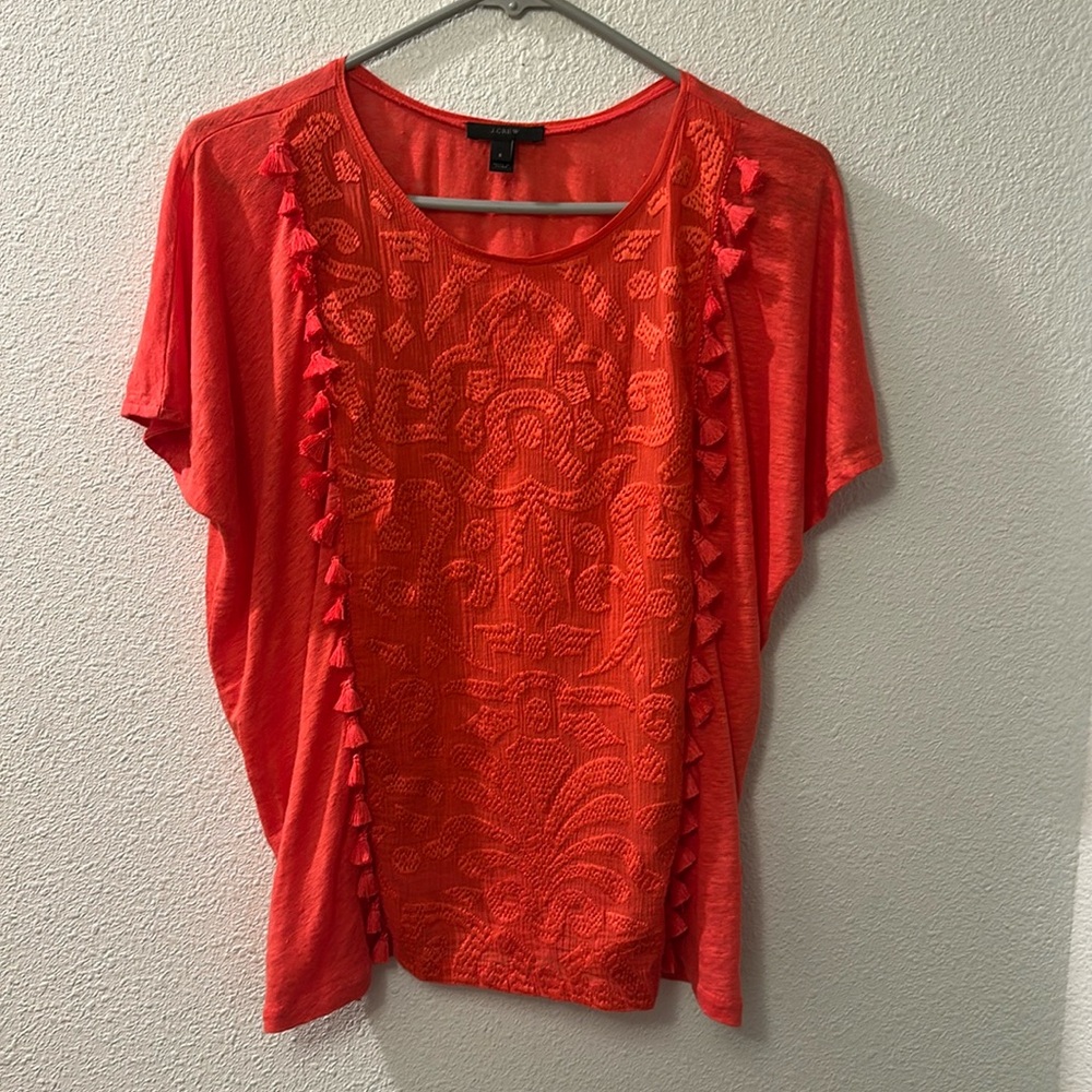 J.Crew 100% linen loose fitting top